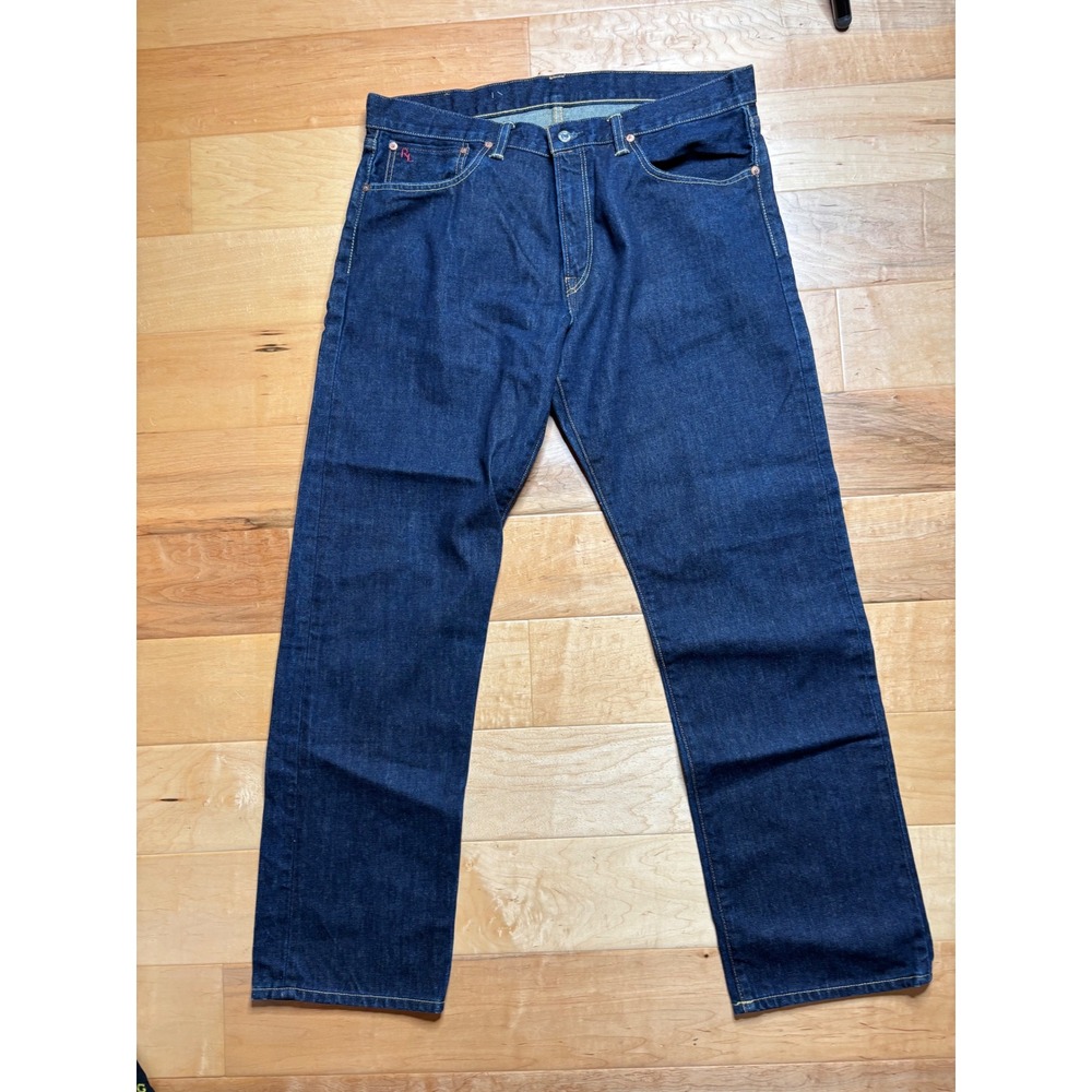 Polo Ralph Lauren Jeans Mens 36x32 Dark Blue Classic Fit 867 Riverside Wash